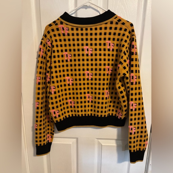 Teddy Fresh Yellow and Black Checkered Sweater - Picture 2 of 4